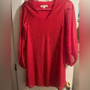 Sparkly Red Dress